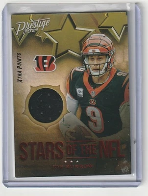 🔥Joe Burrow 2021 Prestige Stars Of The NFL Xtra Points Red SN-JB  Mem Patch - Image 1 of 2
