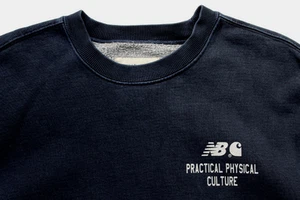 Carhartt X New balance men's Sculpture centre sweatshirt Large navy JUMA254 - Picture 1 of 6