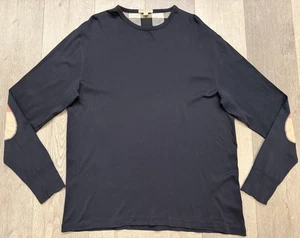 Burberry Brit Herren Blau Langarm Nova Elbow Batch Hemd - XL - Bild 1 von 6