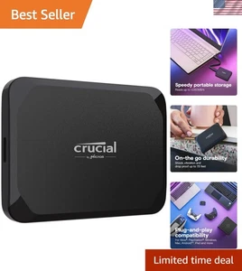 X9 1TB Portable SSD - High-Speed 1050MB/s USB-C Externes Laufwerk für alle Geräte - Bild 1 von 8
