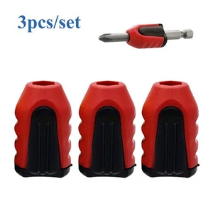 6.35mm Magnetic Ring holders Batch head 3pc 3* For Drill Bit For Screwdriver - Picture 1 of 12