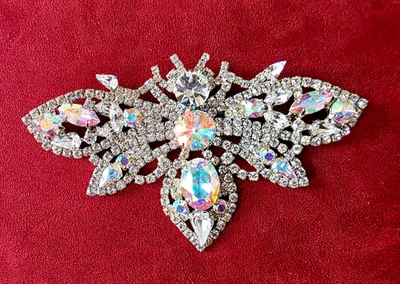 Butler & Wilson Brooch Moth Insect Large Vintage Rare Crystals Stamped Boxed - Image 1 of 4