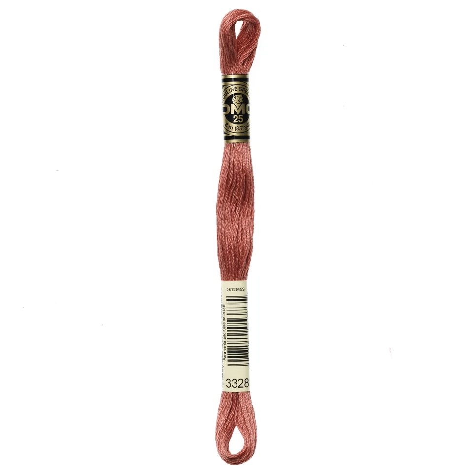 DMC 6-Strand Embroidery Cotton 8.7yd-Dark Salmon - 12 Pack - Image 1 of 1