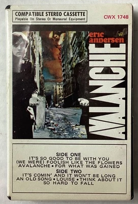 SEALED Eric Andersen - Avalanche (Cassette, 1968, CWX 1748) Psych Rock Folk - Image 1 of 2