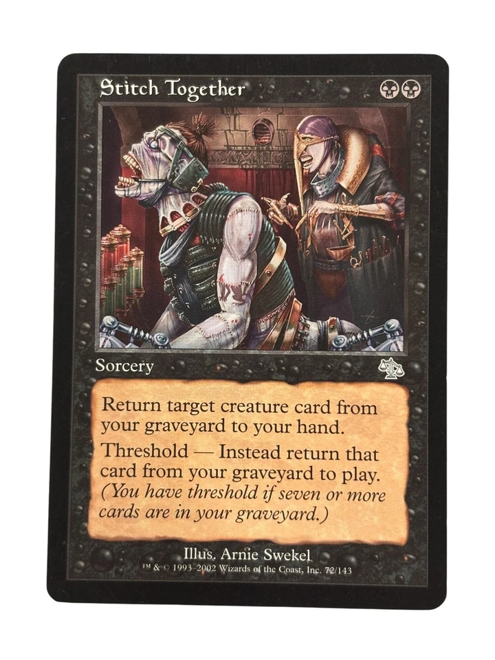 Stitch Together Judgment Light Play MTG Magic the Gathering - Image 1 of 1