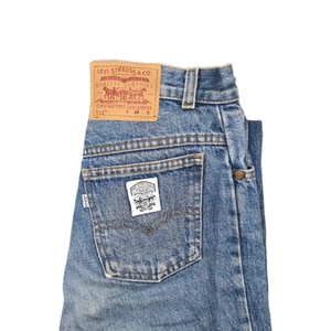 Levis 512 Mens Slim Fit Jeans Size S Blue Denim Classic Mid Rise Straight Leg - Bild 1 von 6