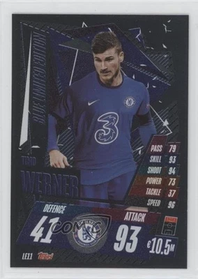 2020-21 Topps Match Attax UCL Limited Edition Blue Timo Werner #LE11 - Image 1 of 2