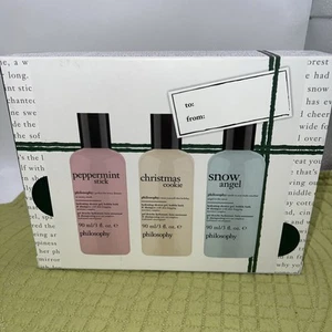 Philosophy Enchanted Holiday Shower Gel Trio. 3 fl oz Each NEW In Box! - Picture 1 of 6