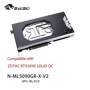 Bykski GPU Wasserblock für Zotac Geforce RTX 5090D 32GB SOLID OC - Afbeelding 1 van 21