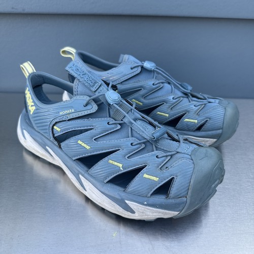 HOKA ONE ONE Sandali Hoka donna taglia 9 one one hopara tutti i terreni blu bagnato asciutto