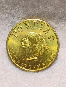 PONTIAC ~ CHIEF OF THE SIXES ~ PRODUCT OF GENERAL MOTORS TOKEN ~ BU - Picture 1 of 2