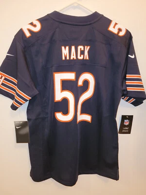 JERSEY JUVENIL NIKE PREMIER NFL CHICAGO BEARS KHALIL MACK AZUL L Foto 1 de 2