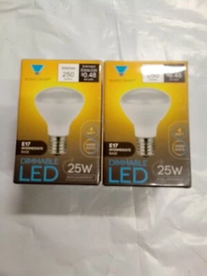 2 Pack Triangle Bulbs 4w E17 Base Soft White LED Light Bulbs - Image 1 of 4