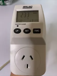 Arlec PC222 LCD Electrical Energy Cost Meter Monitor - Picture 1 of 8