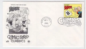 TurtlesTradingPost- Popeye- Comic Strips 1995- #3000k FDC Artcraft Variety - Picture 1 of 1
