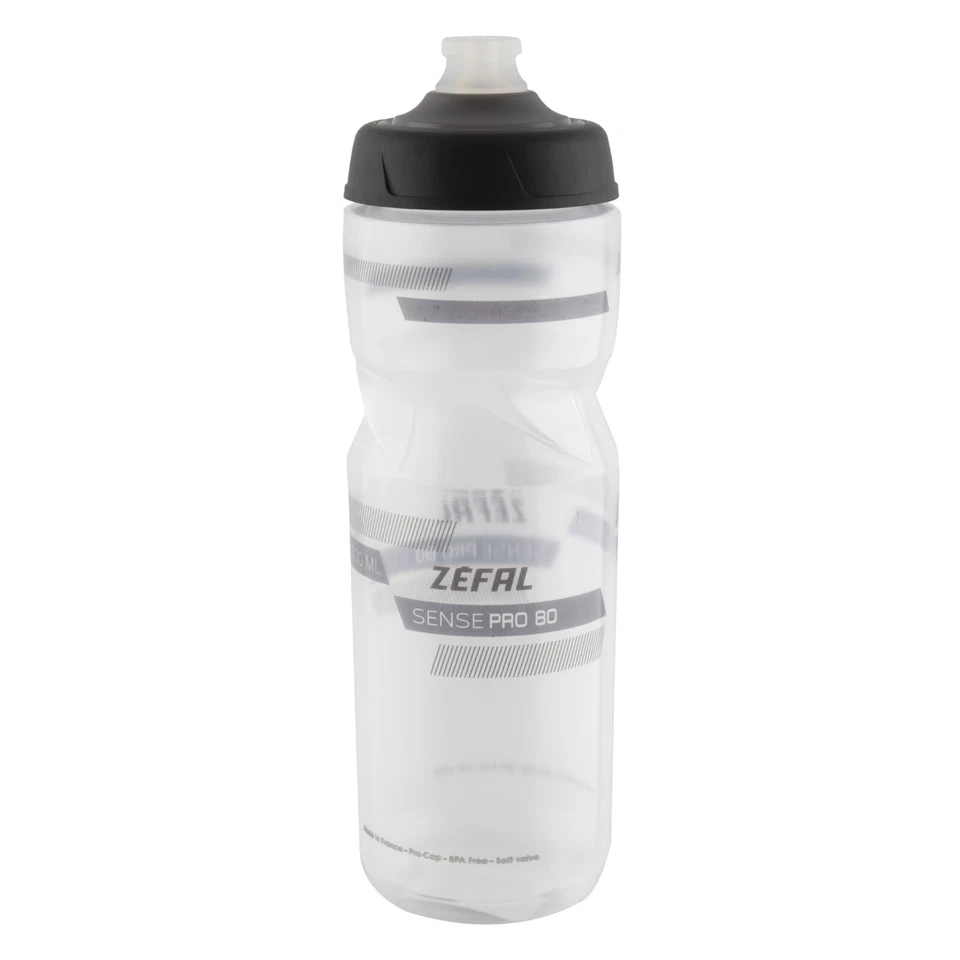 ZEFAL BOTTLE ZEFAL M80 SENSE PRO 800ml/27 oz. TRANSLUCENT CLEAR NEW - Image 1 of 1