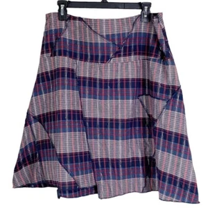 Smith Wright Famous India Made Skirt Plaid L - Picture 1 of 6