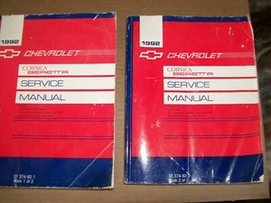 Chevrolet Corsica / Beretta Service manual set of 2, 1992 - Bild 1 von 6
