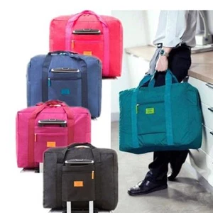 Foldable Suitcase Large Travel Bag Luggage Carry-On Clothes Storage Organizer FW - Picture 1 of 17
