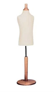 Child 3 Year Dressmaker Childrens Dress Form Off White Mannequin Tailor Stand - Picture 1 of 1