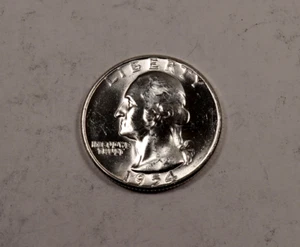 Washington Quarter 1954 * Gem BU * Mejor fecha * XQ181 - Imagen 1 de 2