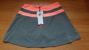 FILA Sport PerformaEnergy Tennis Athletic Gray & Coral Skort Size XS $69 - NWT