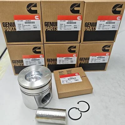 Kit de pistones estándar 6X STD 3928673 para Dodge Ram2500 Cummins 6BT 5,9 L 12 V 94-98 Foto 1 de 4