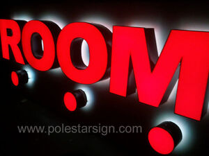 Customized 3D Led Lighting Sign Letters Business Logos Signage Channel Letters
