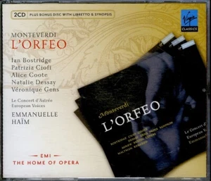 MONTEVERDI l'orfeo BOSTRIDGE CIOFI DESSAY GENS / 3 CD - Imagen 1 de 2