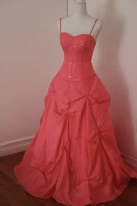 Mori Lee Princess sweet heart neckline Ball Gown Dress, Prom Dress, Coral pink - Picture 1 of 9