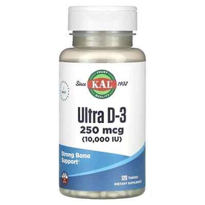 KAL Ultra D-3, 250 mcg (10,000 IU), 120 Tablets - Picture 1 of 1