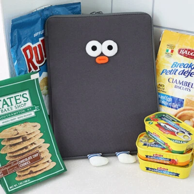 11" Romane Brunch Brother PomPom Tablet ipad Padded Pouch Sleeve Bag Case Pocket - Image 1 of 4