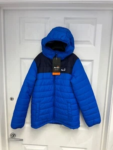 Giubbotto bambino Peter Storm con cappuccio Blisco II blu puffer - nuovo con etichette - taglia 11-12 anni - Foto 1 di 3