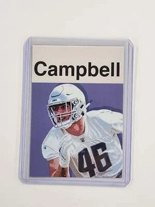 Jack Campbell Artist Signed Football Art Card 1/10 - Picture 1 of 2