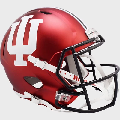 INDIANA HOOSIERS NCAA Riddell SPEED Full Size Replica Football Helmet - Image 1 of 3