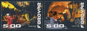 Faroe 427-428,MNH. Vagar-Streymoy Tunnel,2003. - Picture 1 of 1