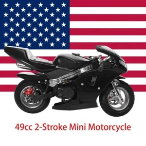 Strong Power 2-Stroke 49cc Over 12 Years Old Kids Pocket Gas Motorbike - Picture 1 of 13