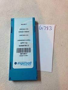 2 INSERTI IN CARBURO NUOVI INGERSOLL NNE324-125.  GRADO: IN2030 {G783} - Foto 1 di 1