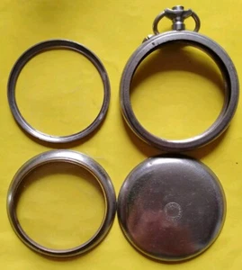 Swiss Vintage Pocket Watch Case Chronometre VERDE.For Spare Parts. - Picture 1 of 14