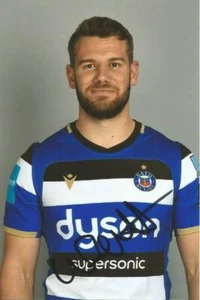 BATH RUGBY UNION: WILL BUTT SIGNED 6x4 PORTRAIT PHOTO + COA - Bild 1 von 1