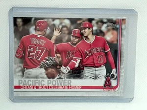 Mike Trout + Shohei Ohtani 2019 Topps Update Baseball #US189 Los Angeles Angels - Picture 1 of 2