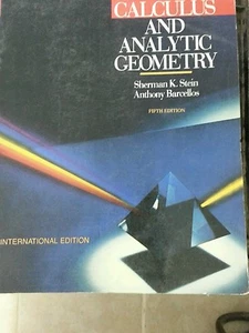 Calculus and Analytic Geometry Paperback – 1992 by Sherman K. Stein  - Picture 1 of 1