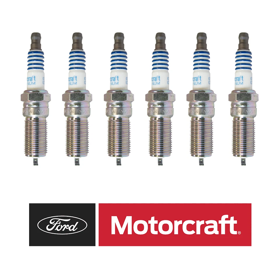 6pcs Motorcraft Platinum Spark Plug for 2011-2018 Ford Edge V6 3.5L SP520 - Image 1 of 3