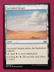 Magic The Gathering DUEL DECKS ANTHOLOGY DIVINE VS DEMONIC SECLUDED STEPPE MTG - Picture 1 of 2