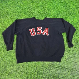 Vintage 1970s 1980’s USA Crewneck Sweatshirt 22 X 22 Inches - Picture 1 of 8