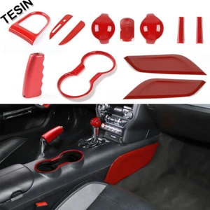 6 Pack Full Set Interior Decoration Trim Kit For Ford Mustang 2015+ Accessories - Picture 1 of 9