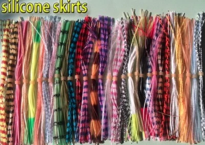 SILIKONGUMMI SILI-BEINE ZUM FLIEGENBINDEN - FARBWAHL PRO BÜNDEL VERFÜGBAR