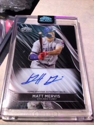 2024 Topps Chrome Black On Card Autograph  Matt Mervis  CBA-MME - Image 1 of 2