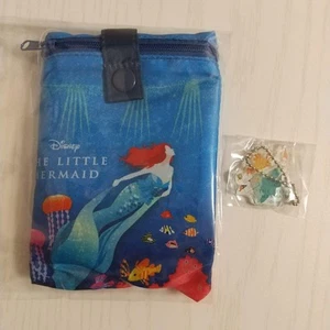 Disney Kleine Meerjungfrau 2er Set Öko Tasche & Acryl Schlüsselanhänger Arielle Neu in OVP - Bild 1 von 2