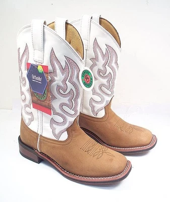 LAREDO MESQUITE 7.5 M TAUPE COWBOY BOOTS SQUARE TOE - Image 1 of 4